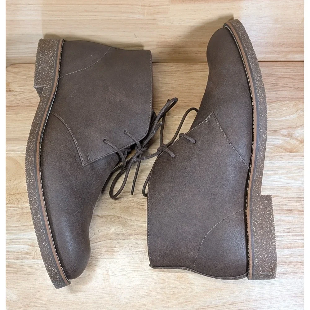 Dockers Mens‎ Brown Supreme Comfort Chukka Boots Size 11M 90-28678 Desert Boots